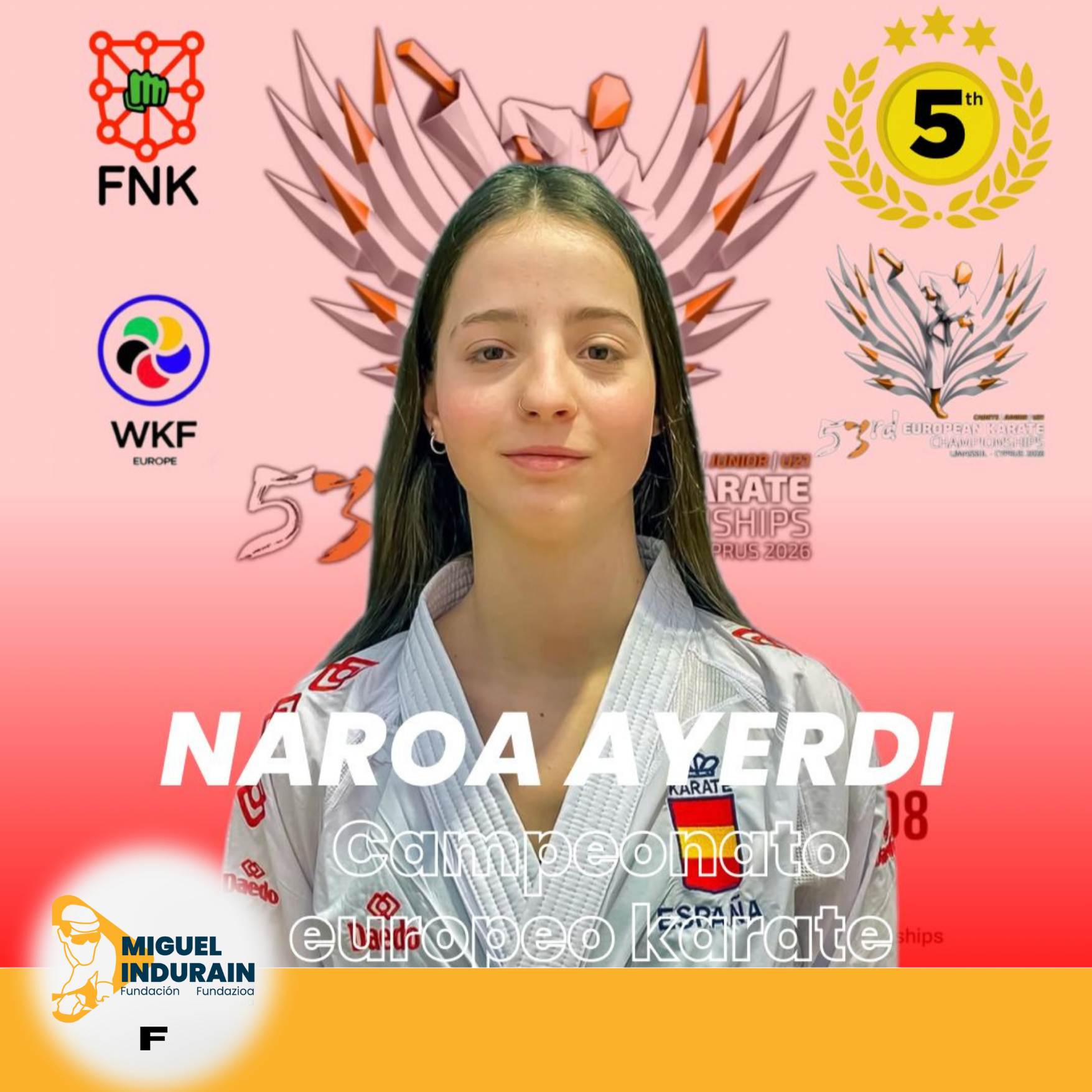 Naroa Ayerdi firma una excelente actuación y logra el 5º puesto en el Campeonato de Europa en Limassol (Chipre)